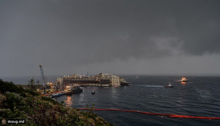 Последнее путешествие итальянского Коста Конкордия(Costa Concordia)