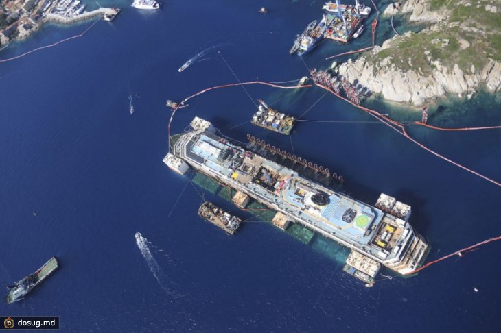 Последнее путешествие итальянского Коста Конкордия(Costa Concordia)