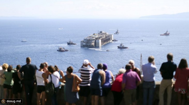 Последнее путешествие итальянского Коста Конкордия(Costa Concordia)