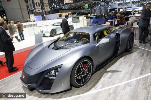 Первый российский суперкар Marussia B2 в Женеве 