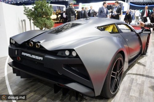 Первый российский суперкар Marussia B2 в Женеве 