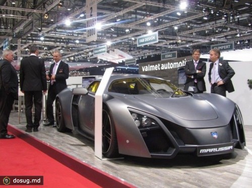 Первый российский суперкар Marussia B2 в Женеве 