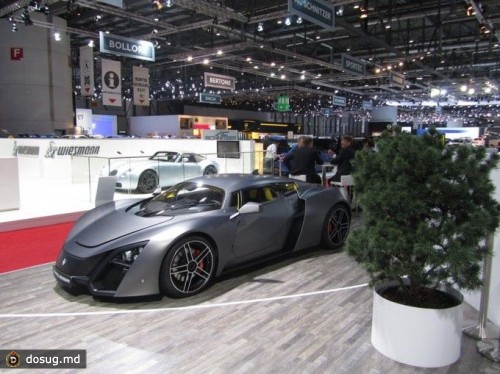 Первый российский суперкар Marussia B2 в Женеве 