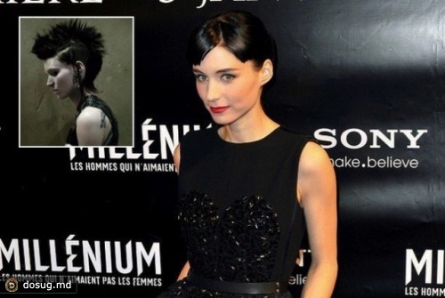 Если вы видели Руни Мару (Rooney Mara) только в роли Лисбет Саландер, героини фильма «Девушка с татуировкой дракона», то «оригинал» вы можете и не узнать. Актриса реально делала пирсинг. 