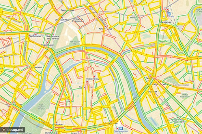 «Яндекс» запустил новостную ленту о московских пробках