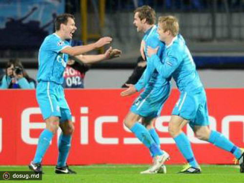 "Зенит" обыграл "Шахтер" в матче Лиги чемпионов