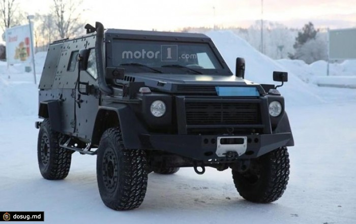 Первые фото бронированного внедорожника Mercedes