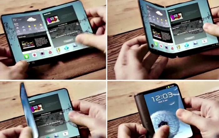 Samsung готовит "раскладушку" и гнущийся смартфон