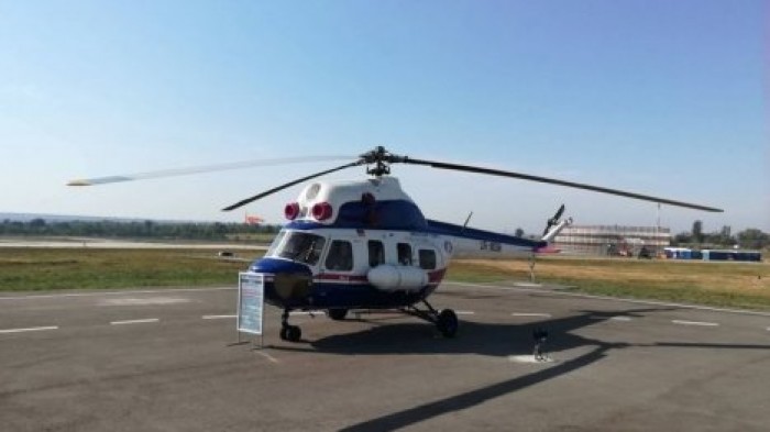 В Запорожье испытали первый вертолет украинского производства‍