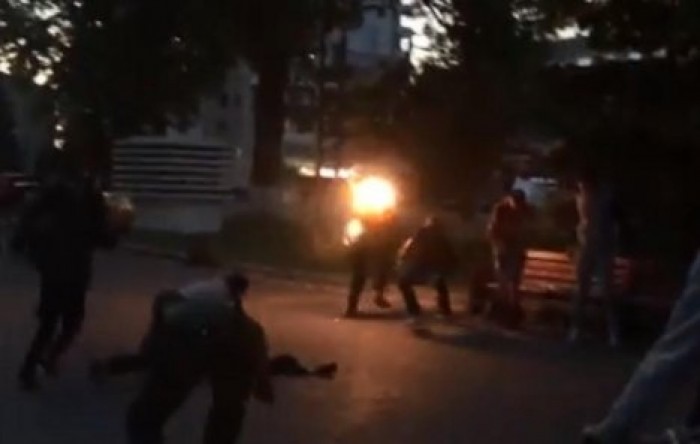 В украинском городе мужчина поджег себя