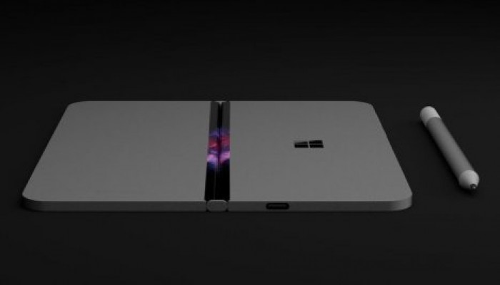 Microsoft показал, как может выглядеть складной смартфон