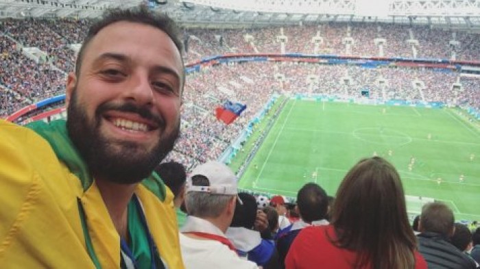 Самый известный бразильский фанат сделал репортаж ЧМ