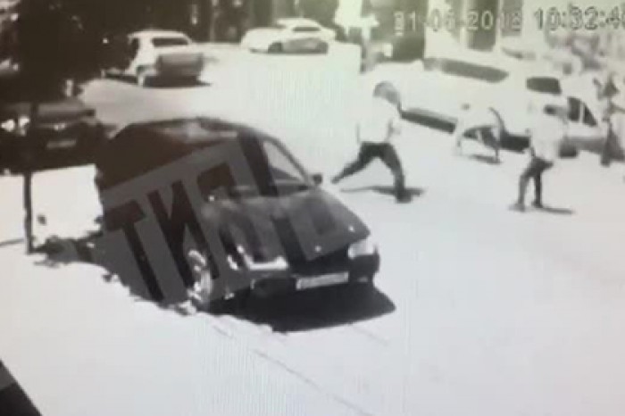 Спор о мусоре в Махачкале перерос в массовую драку со стрельбой и попал на видео
