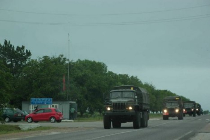 В Зоне безопасности вновь заметили колонны российской военной техники