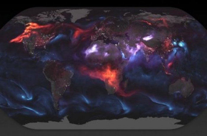 NASA создало карту невидимых облаков мелкой пыли