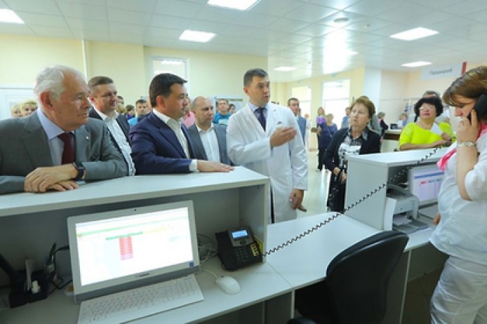Губернатор Подмосковья открыл новую поликлинику