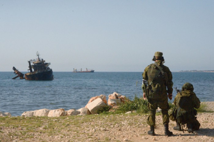 Российские морпехи высадились в Сирии