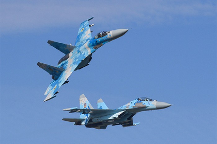 Американский пилот погиб при аварии Су-27 на Украине