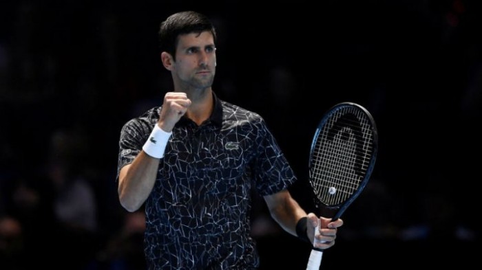 Новак Джокович стал первым полуфиналистом Итогового турнира ATP в Лондоне