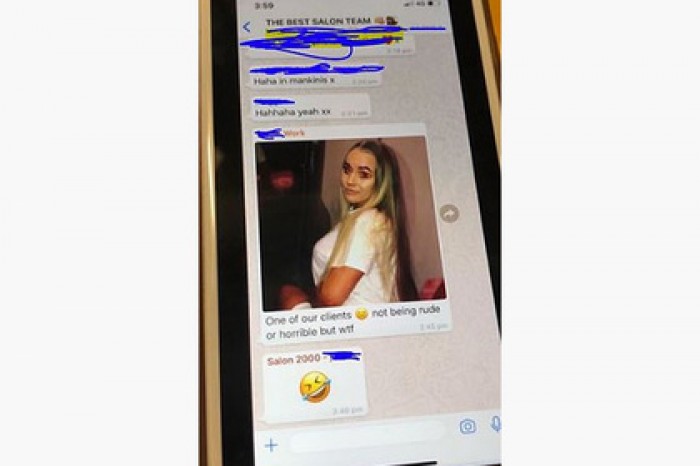Парикмахерши высмеяли клиентку в WhatsApp и придумали оправдание