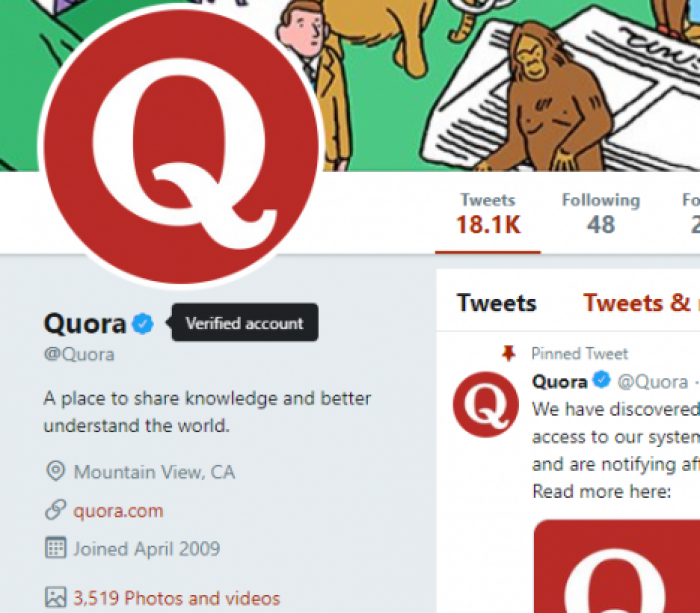 Данные 100 миллионов пользователей Quora утекли в Сеть