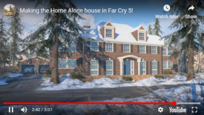 Геймер построил дом из фильма "Один дома" в игре Far Cry 5
