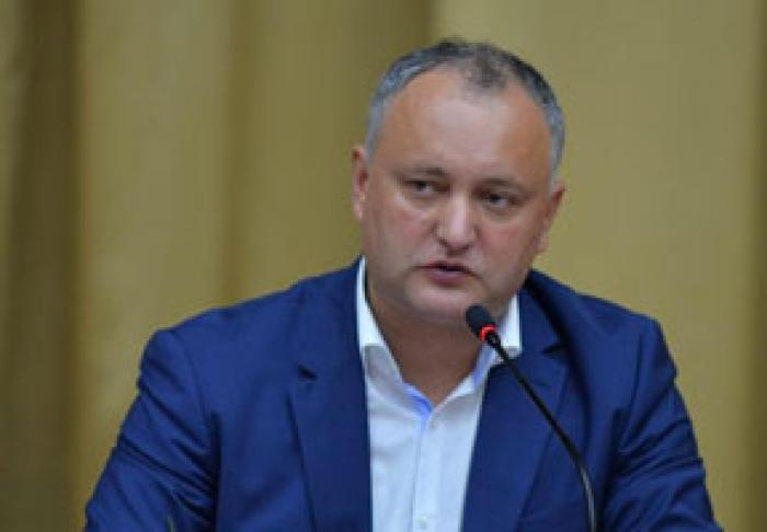 PREŞEDINTELE MOLDOVEI CALIFICĂ AMENINŢAREA SPEAKERULUI PARLAMENTULUI DE A-L DEMITE DREPT „O DECLARAŢIE EMOTIVĂ”