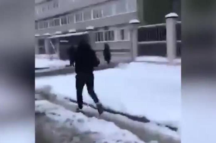 Стрельба в Птаху попала на видео