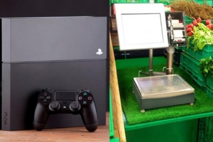 Француз купил PS4 за $10, приклеив ценник от фруктов