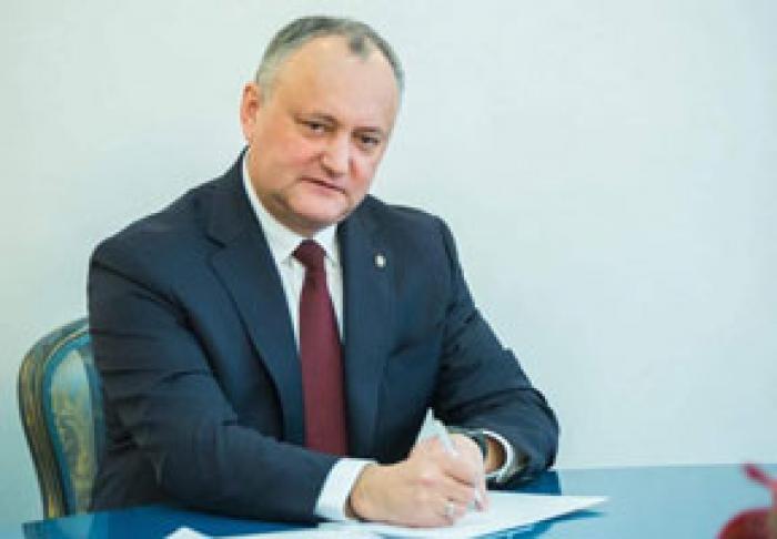 PREŞEDINTELE IGOR DODON NU VA CANDIDA LA FUNCŢIA DE DEPUTAT LA ALEGERILE PARLAMENTARE APROPIATE