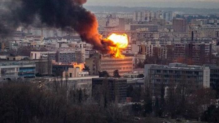 В Лионе загорелось здание университета