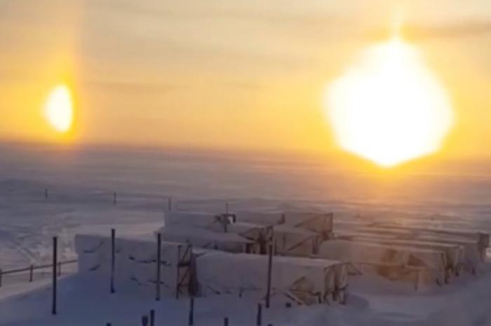 Очевидцы засняли три солнца в небе над Ямалом