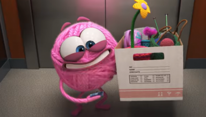 Студия Pixar выпустила короткометражный фильм о розовом клубке шерсти