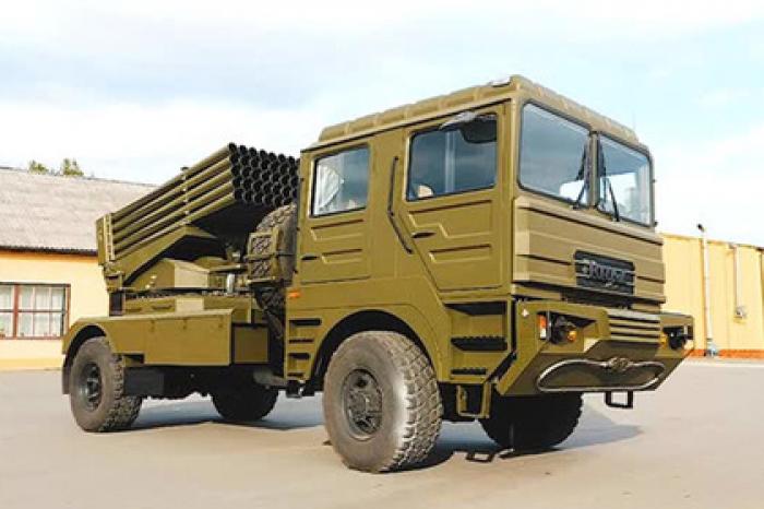 Украинский «Град-коротышку» показали на видео