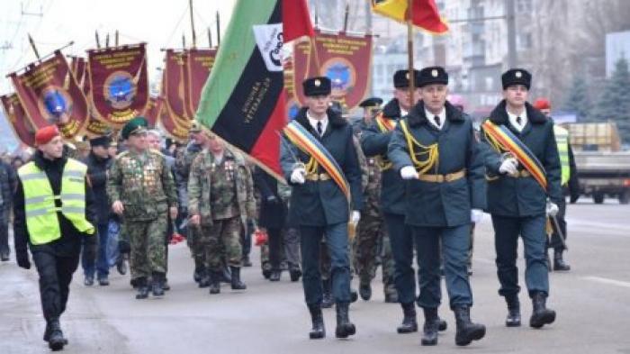 В Кишиневе прошел марш памяти воинов, павших при исполнении интернационального долга в Афганистане