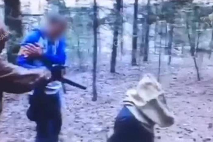 Бандитская инсценировка убийства из обреза попала на видео