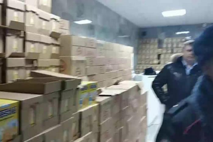 Детское питание из российского морга сняли на видео