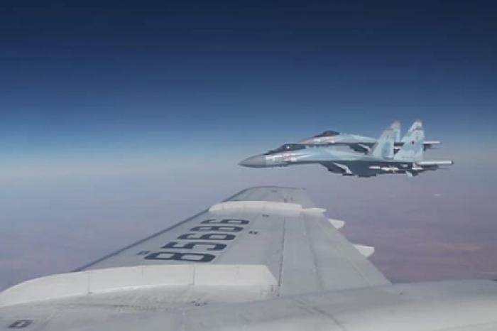 Полет Шойгу над Сирией показали на видео