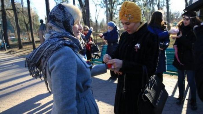 В центральном парке столицы сегодня раздавали мэрцишоры
