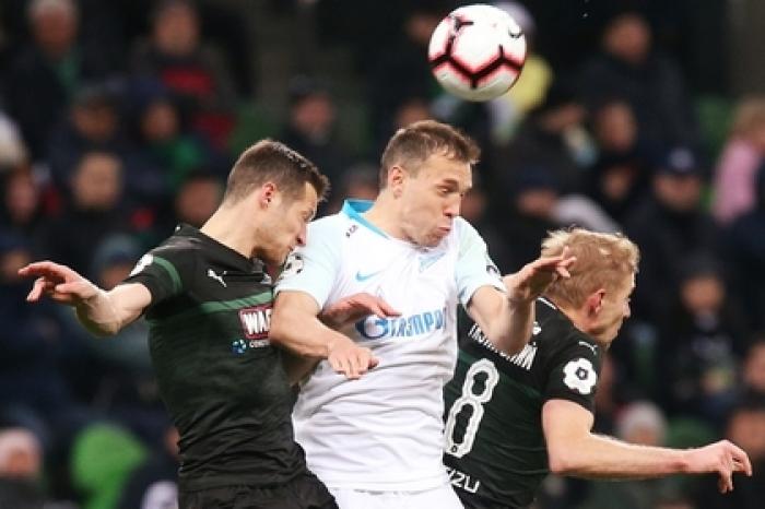 Потасовка игроков «Зенита» и «Краснодара» попала на видео