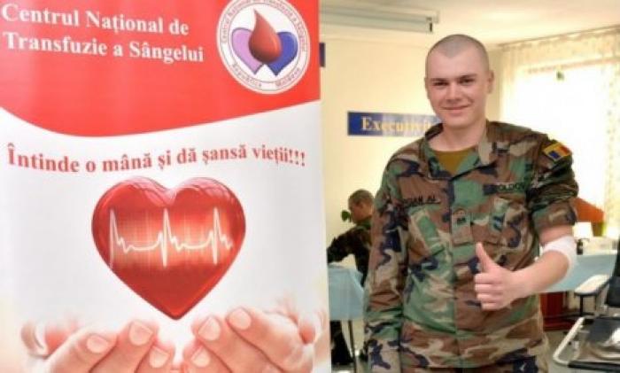 Военнослужащие участвовали в кампании по сдаче крови