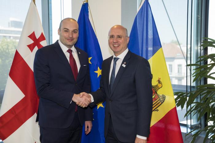 Întrevedere: Pavel Filip - Mamuka Bakhtadze: Republica Moldova și Georgia doresc să confere un nou impuls Parteneriatului Estic