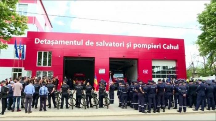 В Кагуле заново отстроили пожарно-спасательную станцию