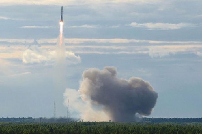 В стартовавший «Союз-2.1б» ударила молния