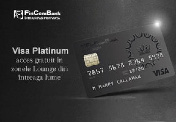 CU CARDUL VISA PLATINUM DE LA FINCOMBANK AI ACCES GRATUIT ÎN ZONELE LOUNGE DIN ÎNTREAGA LUME