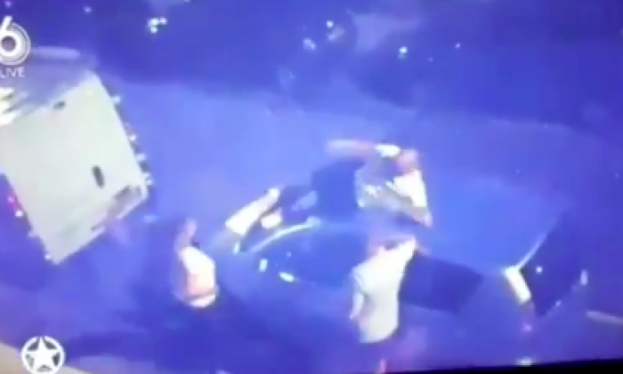 Появилось видео пьяных танцев призера чемпионатов мира на чужой машине