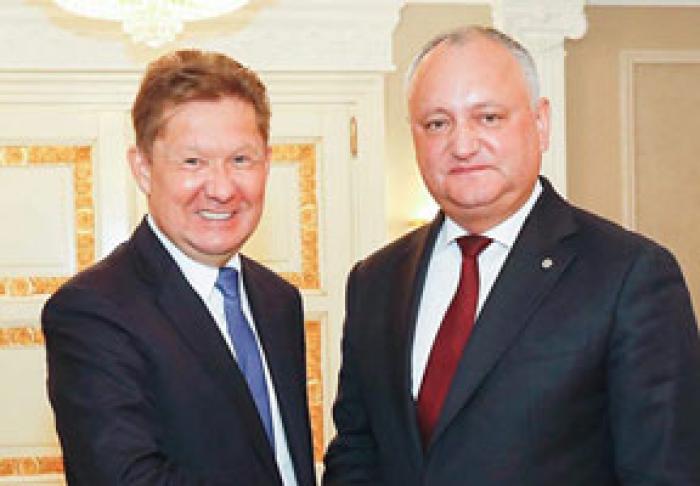 PREŞEDINTELE IGOR DODON: AU FOST OBȚINUTE ÎNȚELEGERI PRIVIND LANSAREA NEGOCIERILOR PENTRU SEMNAREA UNUI NOU CONTRACT CU „GAZPROM”