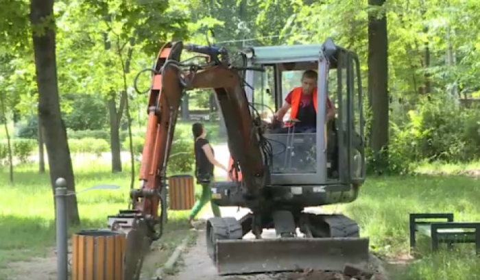 В столичном парке на Буюканах начался ремонт