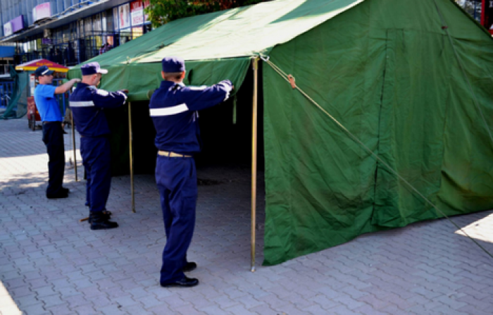 В столице установят палатки для оказания первой медицинской помощи в жару