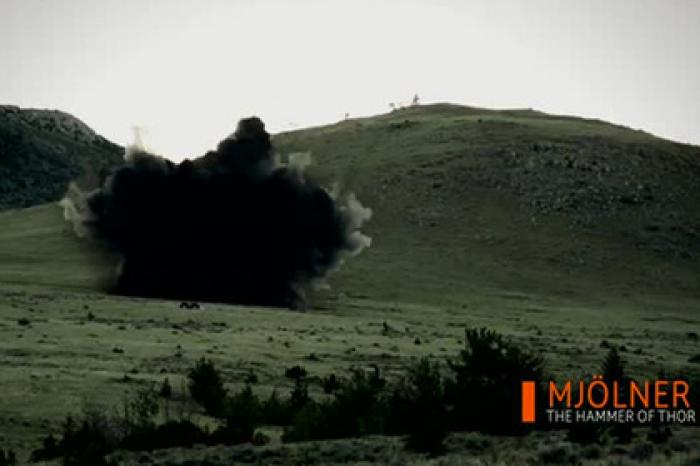 В Великобритании показали видео со смертельным «молотом Тора»